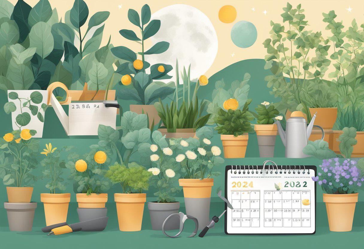 Calendrier à planter 2024  calendrier écologique 2024 - Le Jardin Perdu